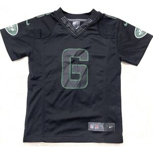 New York JETS Jersey Men SMall Black Mark Sanchez Nike On Field Stitched Adult